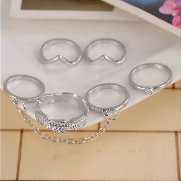 ♡ Lulu Midi Rings Set ♡ - Picture 5 of 8